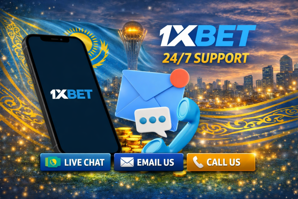 1xBet Kazakhstan Contact