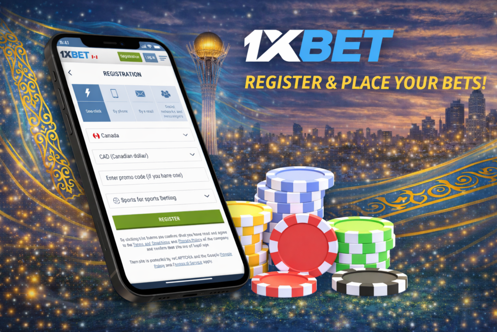 1xBet Kazakhstan Register via Phone